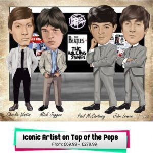 Iconic Artists on Top of the Pops